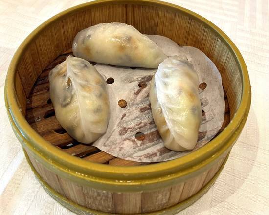 307-Raviolis aux légumes chinois et crevettes (3mcx) 菜苗餃